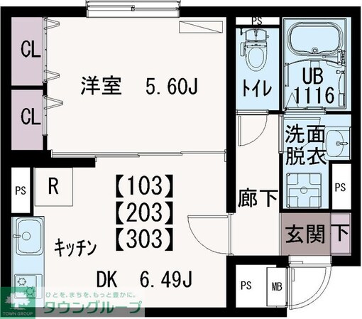 イクシオ blue treeの物件間取画像
